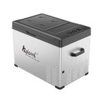 Alpicool C40 Portable Refrigerator 12 Volt Car Freezer 42 Quart(40 Liter) Vehicle,Truck, RV, Boat, Compact Freezer for Travel, Outdoor -12/24V DC and 110-240V AC (Black and Silver)