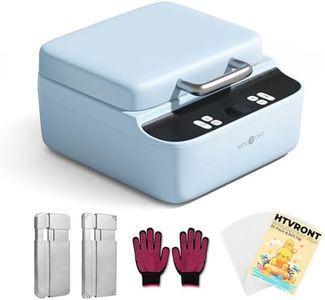 HTVRONT Phone Case Heat Press Machine- Vacuum Heat Press Machine for Phone Cases- Sublimation Press for Custom Phone Case, Badges, Coasters, Includes Film & Fixture (Compatible with iPhone & Android)