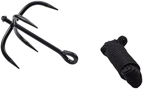 TG,LLC Treasure Gurus Tactical Climbing Ninja Grappling Hook Heavy Duty 35' Rope Bushcraft Boat Anchor