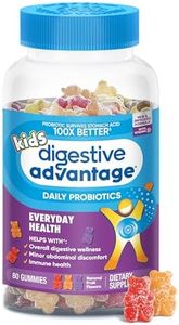 Digestive Advantage Kids Daily Probiotic Gummies, 80 Count