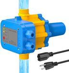 Automatic Water Pump Pressure Controller - Garden Pumps Pressure Switch, for Garden/Jet/Self-priming Pump, Power & Pump's Cable Included, 110V-120V