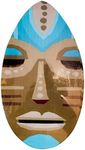 Bob Gnarly Surf 41" Kids Wooden Skimboards (Tribal Brown)