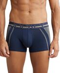 Jockey US21 Men's Super Combed Cotton Elastane Stretch Solid Trunk with Ultrasoft Waistband_Navy_L