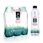 AQUA Carpatica 500ml x 6 - Pure Natural Sparkling Mineral Water for Optimal Hydration, Nitrate-Free, Abundant in Calcium & Magnesium, Naturally Alkaline, Enriched with Natural Electrolytes