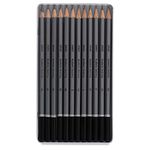 Derwent Academy Graphite Sketching Pencils, Set of 12 in Tin Box, 6B-5H HB Degrees, Precision Core Strength, Smooth Texture, for Drawing & Illustrating, Premium Hobbyist Quality, 2301946…