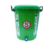 Surprise® Organic Composting Bin (30 litres) | Indoor - Outdoor Composter for Converting All Kinds of Kitchen Food Waste Into Fertilizer | Green (Without coirpith)