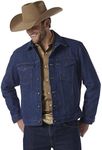 Wrangler Men's Unlined Denim Jacket, Denim, Large