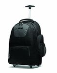 Samsonite Wheeled Backpack with Organizational Pockets, Black/Charcoal, One Size, Black/Charcoal, One Size, Wheeled Backpack With Organizational Pockets