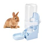 Dokpav Water Dispenser for Rabbit, 17oz Rabbit Water Feeder, Pet Drinking Fountain, Small Animal No Leak Water Feeder, Hanging Water Fountain Automatic Dispenser for Bunny Chinchilla Hedgehog Squirrel