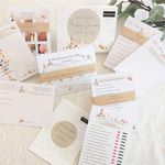 Baby Shower Games Bundle- 9 Games including Keepsake Cards boxed Neutral, Unisex 10 Player Pack (Woodlands)