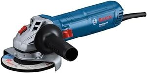 Bosch Professional Corded Angle Grinder GWS 12-125 (110 V, disc Ø: 125mm, Auxiliary Handle, incl. Protective Guard, Backing Flange, Locking nut, Two-Hole Spanner)
