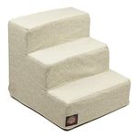 Majestic Pet Frappe Palette Heathered Portable Foam 3 Step Pet Stairs | Steps for Dogs & Cats | Dog & Cat Ramp | Perfect for Bed & Sofa | Indoor Only | Max Weight: Up to 25 lbs.