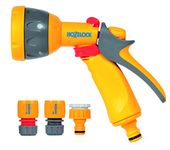 HOZELOCK - Multi-Jet Spray Gun Kit ø 12.5mm - 15mm (1/2"- 5/8") : Complete Spray Kit, Connection Kit, 1 Multi-jet Spray Gun, 1 Aquastop Connector [2347P0000]