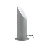 MiniSun Modern Cement Stone Effect Metal Table/Floor Standing Uplighter Wall Wash Lamp