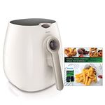 Philips Starfish Technology Airfryer with Cookbook, White - 1.8lb/2.75qt- HD9220/58