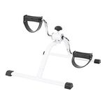 Pedal Exerciser, Mini Exercise Bike Foot Peddler for Leg and Arm Rehab Low Impact Under Desk Elderly Bicycle Exerciser