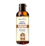 Naturoman Moroccan Argan Oil Cold Pressed | Suitable for All Skin Types | Natural & Pure | For Hair, Face Skin Moisturizer, Leave Hair Soft & Shiny | Pack of 1 | 100 ml