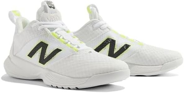 New Balance Women's FuelCell VB-01 Volleyball Shoe, White/Black/0, 10 M