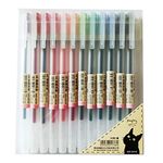 sencoo 12 pack Premium Gel Ink Pen Fine Point Pens Ballpoint Pen 0.5mm for Japanese Office School Students Stationery Supply Children Gift Pens