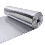 The Fellie 10m x 1.2m Aluminium Bubble Foil Insulation Roll, Radiator Foil Insulation, Radiator Reflector Panels, Thermal Wrap Insulation Roll for Windows Floor Van Camper Wall Roof, 3mm Thickness