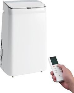 GarveeHome Portable Air Conditioner 14,000 BTU, 3-IN-1 Quiet AC Unit, Cools Rooms Up to 750 Sq.Ft., Built-in Dehumidifier, Fan, Sleep Modes, 24H Timer, Exhaust Hose & Window Kit, White