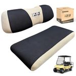 10L0L Golf Cart Seat Cover Mesh Bench Seat Cover Fits Most of Yamaha Club Car Precedent DS 2-seat (Black)