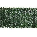 Artificial Ivy Privacy Fence Screen,100 * 300CM Artificial Green Vines Fencing,Outdoor Balcony Hedges Fake Leaf Greenery Backdrop,Faux Leaves Privacy Fence Grass Wall for Patio Garden Backyard Decor