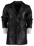 Charlie LONDON Mens Max Payne Real Leather Jacket Coat - Distinctive Style with Mens Leather Jackets, Mens Coats, & mens jackets smart casual black leather jacket mens