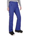 33,000ft Women's Ski Pants Waterproof Ski Trousers Snowproof Thermal Ladies Snow Pants Royal Blue 18 * 29L