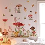 Annande Mushroom Wall Decals Fairy 