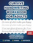 Cursive Handwriting Workbook for Ad