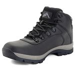 CC-Los Men's Waterproof Hiking Boots Work Boots Lightweight All Day Comfort Black Size 7-14 Wide