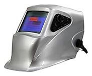 Automatic Darkening Welding Helmet 5-13 DIN Magnum Turbo Helmet Loops Solar (Silver)