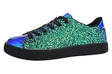 LUCKY STEP Glitter Sneakers Lace up