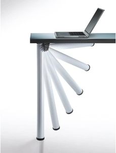 CAMAR Pied de Table Rabattable - Décor : Noir grainé