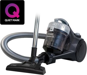 Russell Hobbs Compact Bagless Cylinder Vacuum – 700W, 1.5L, Grey/Silver