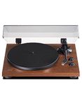 Teac TN-280BT-A3 Turntable with Bluetooth output (aluminium platter, belt drive, MM phono preamp, high-density MDF cabinet) Walnut Brown