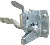 IRONTITE® Auto Gate Latch 57mm, Garden Gate Latch for Wooden Gates, Galvanised for Weather Protection, for External Use As Gate Latch & Door Latch (Galvanised)