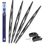 Heavy Duty Windscreen Wiper Blades 40'' 100cm Bolt On fitting Bus Boat Truck Set of 4