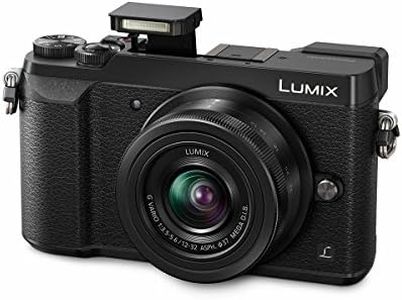 Panasonic LUMIX G DMC-GX80KEGK Systemkamera (16 Megapixel, Dual I.S. Bildstabilisator,Touchscreen, Sucher, 4K Foto und Video) schwarz mit Objektiv H-FS12032E