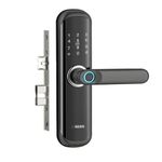 Golens X3 Smart Door Lock Digital Door Lock 5-Way Unlocking | WIFI | Fingerprint | Pincode | RFID Access Card | Mobile App | Mechanical Key | OTP Access | (BLACK)