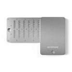 KEYSTONE Crypto Seed Storage, Cryptosteel Capsule Metal Wallet, Cold Storage Backup, 24 Words Bitcoin Key Phrase Storage, Steel Plate, Compatible with Ledger, Trezor, KeepKey (Keystone Tablet Plus)