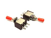 INVENTO 20Pcs SPDT ON-Off 3 Pin 2 Way Toggle Switch 2A/5A AC 250V/125V for Guitar Car Motorcycle Electrical DIY