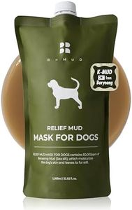 BRMUD Relief Mud Mask for Dogs - Luxurious Coat and Dry Skin Treatment with Boryeong Mud 50,000ppm - Hypoallergenic Dog Grooming Mask with Mineral and Gentle Ingredients, 35.3 oz.