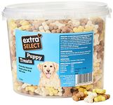 Extra Select Puppy Bones Dog Treat Biscuits in a 3ltr Bucket (approx 1070 biscuits)