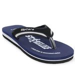 SLIPCARE Soft Slipper Care Orthopaedic and Diabetic Super Fit Comfort Doctor Slipper, Dr. Slipper, Cushion, Slides and House Slipper for Men's and Boys Flip-Flops Slippers (Navy Blue, UK Footwear Size System, Adult, Men, Numeric, Medium, 7)