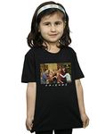 Absolute Cult Friends Girls Group Photo Apartment T-Shirt Black 7-8 Years