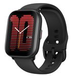 Amazfit Active 42mm AMOLED Smart Watch, Built in GPS, 14day Battery, 5ATM Water Resistant, for iOS & Android, Accurate Readings, BT Calls, Strava Support, Temperature Sensor, VO2 Max (Midnight Black)