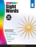 Spectrum Kindergarten Sight Words Workbook, Ages 5 to 6, High Frequency Reading and Writing Practice, Sentence Building Skills, and Sight Word Flash Cards, Sight Words Kindergarten Workbook for Kids (Volume 104)