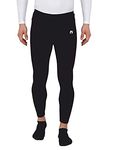 NEVER LOSE Compression Pants Tights Short Length, Skins, Men's Legging, Base Layer for Gym, Running, Swimming, Cricket, Cycling, Football, Yoga, Basketball, Tennis, Badminton & More